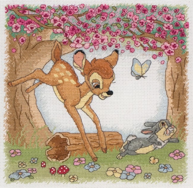 Anchor Cross Stitch Kit Disney Kits Bambi Scene